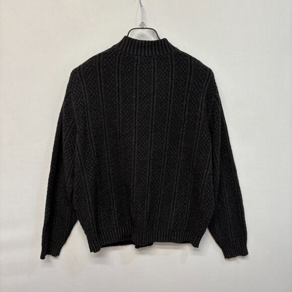 Lenor Romano Men XL X-Large Wool Full Zip Cardigan Sweater Cable Knit C029 -2 - Picture 12 of 16